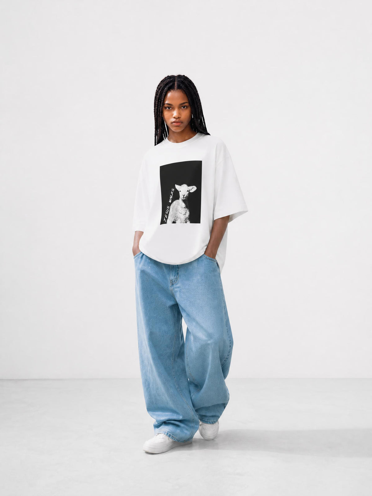 Jesus Walks Cotton T-Shirt