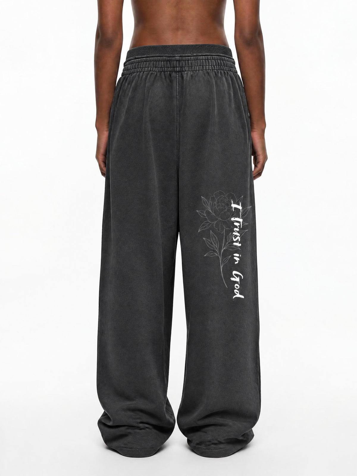 JESUS SAVES Vintage Washed Waist Pants