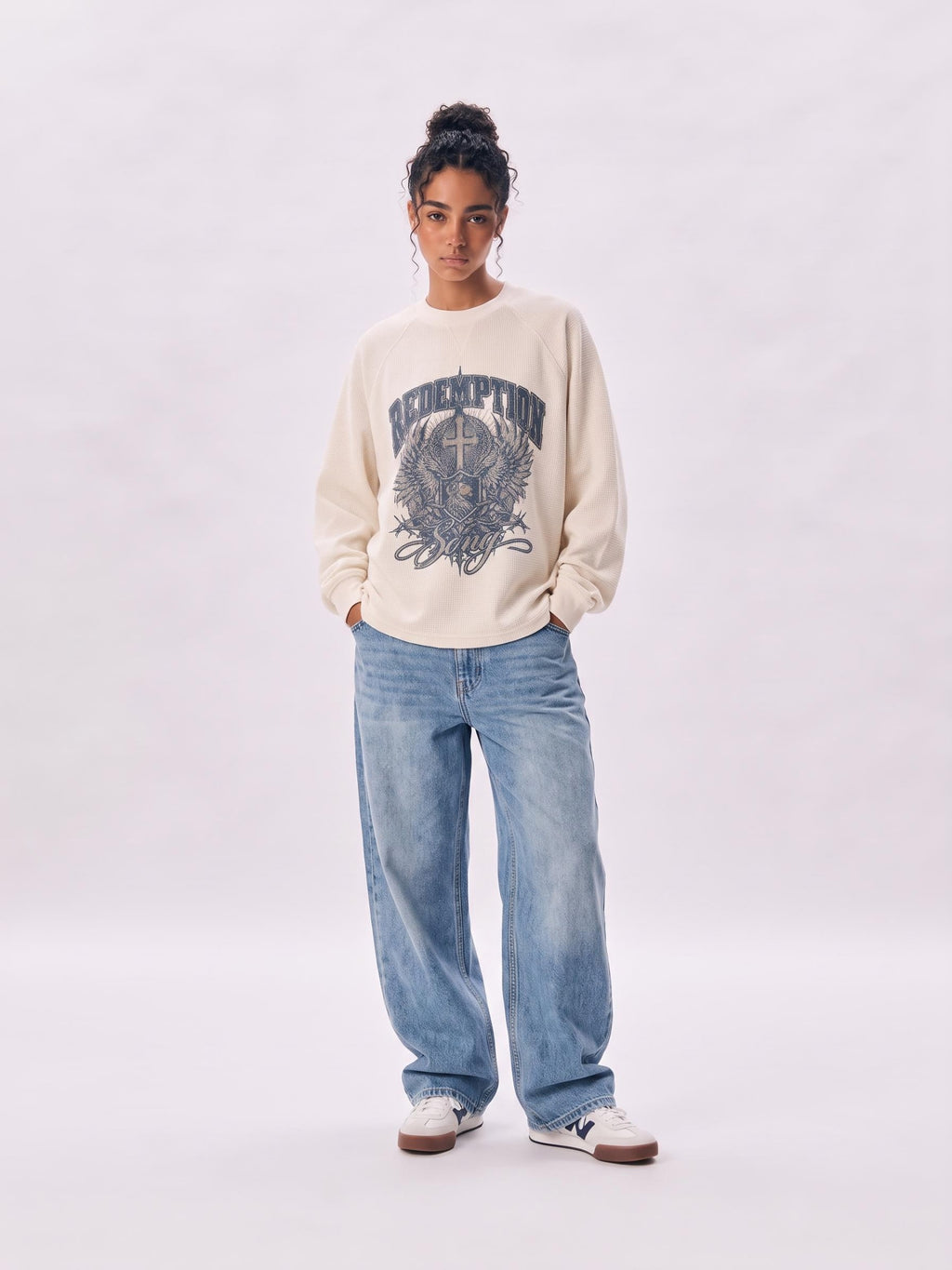 REDEMPTION SONG  Boxy  Waffle T-Shirt