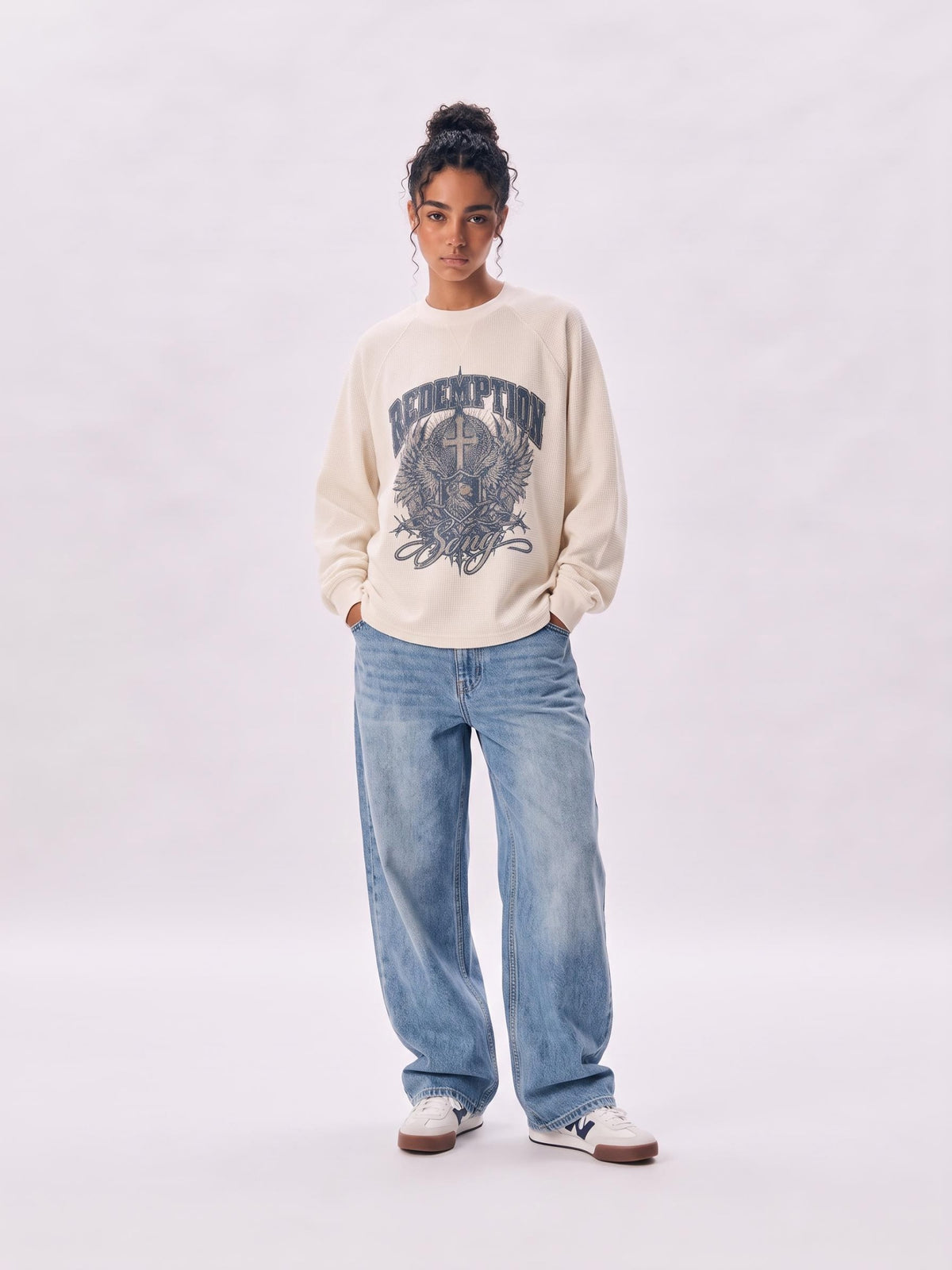 REDEMPTION SONG  Boxy  Waffle T-Shirt