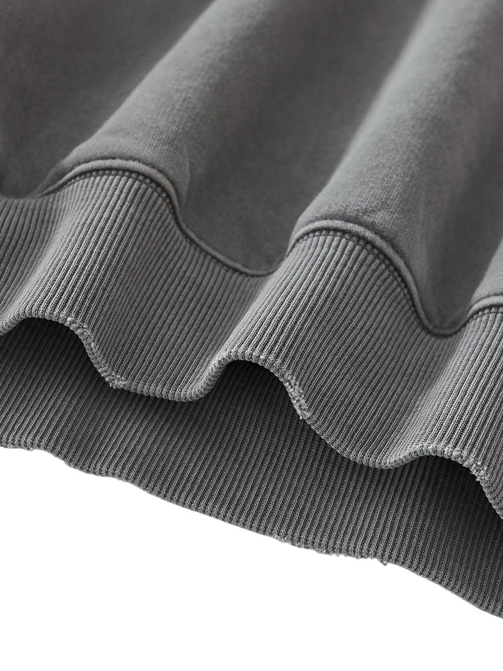 LOVE LIKE JESUS Frayed Enzyme Washed Fleece Hoodie