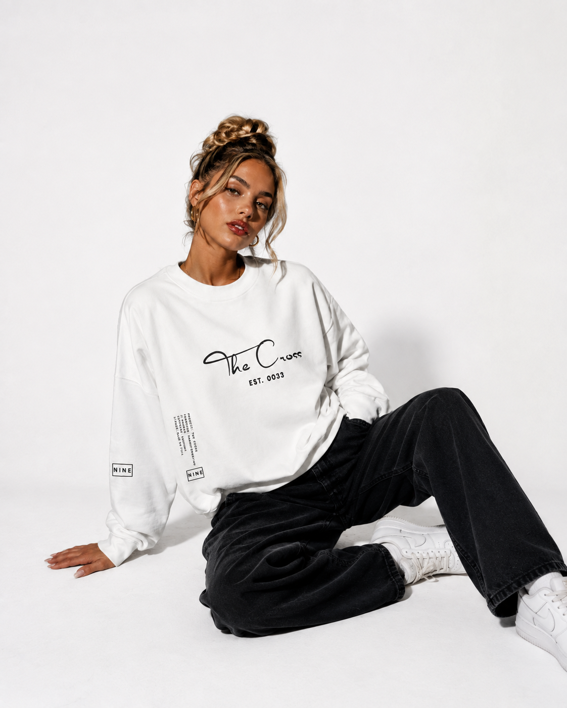 The Cross Devotion Crewneck