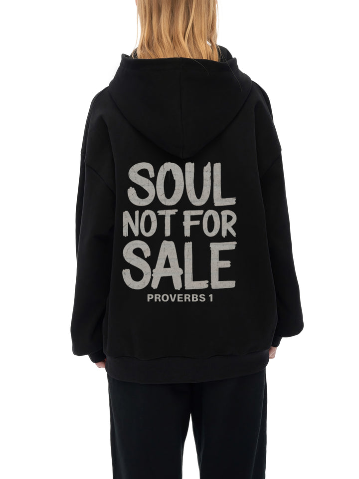 Soul Not For Sale/Freedom Oversized Heavyweight Fleece Hoodie