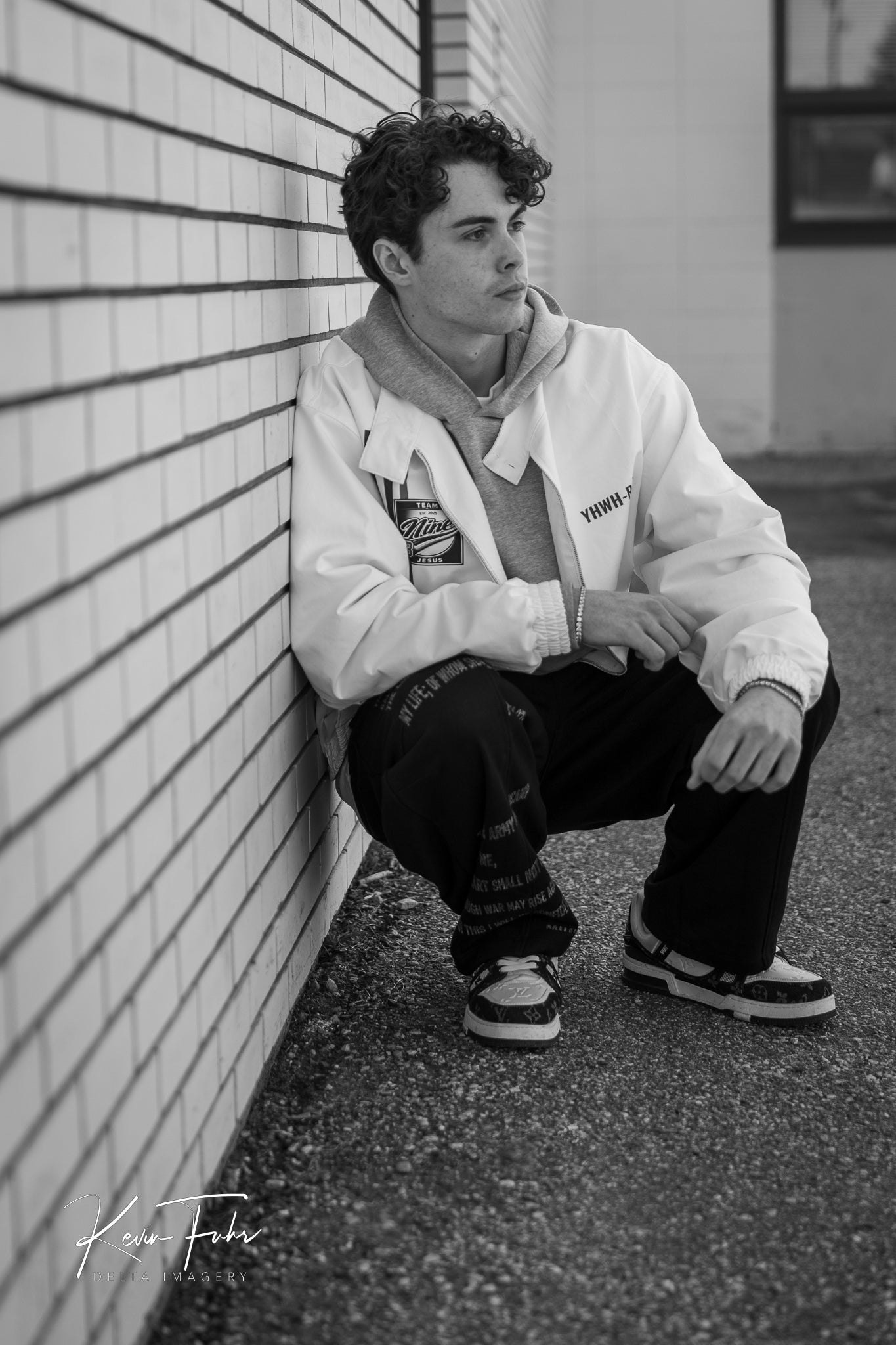 JEHOVAH RAAH Stand Collar Bomber Jacket